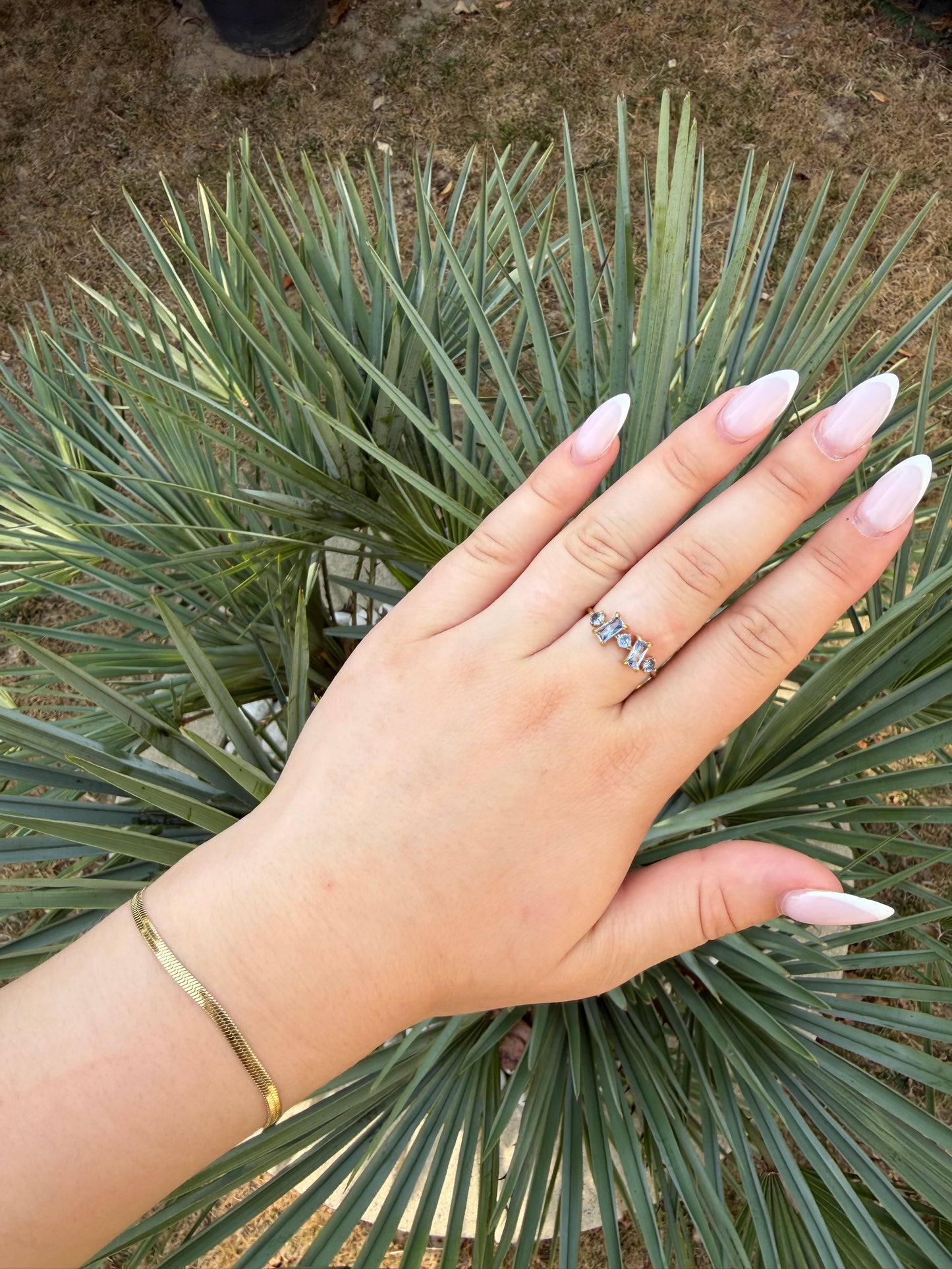 BAGUE SAPHIR BLEU