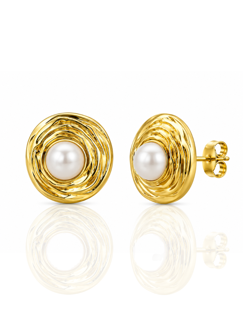 BOUCLES D'OREILLES NACRE