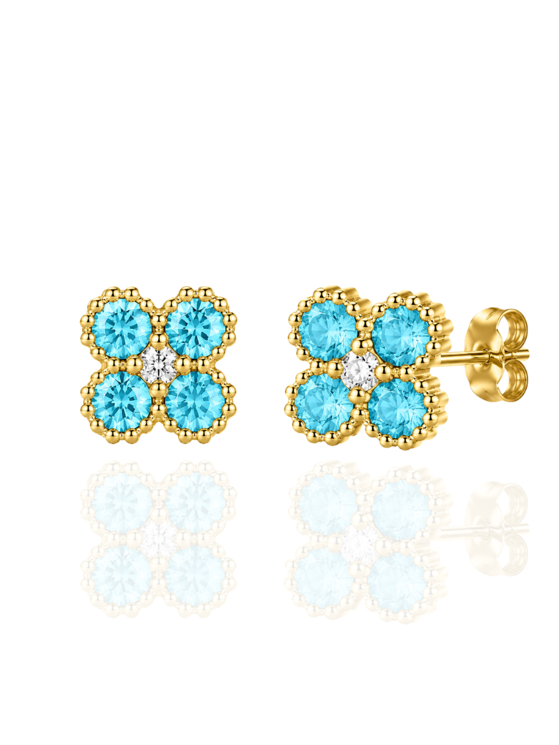 BOUCLES D'OREILLES ÉCLAT LIGHT BLUE