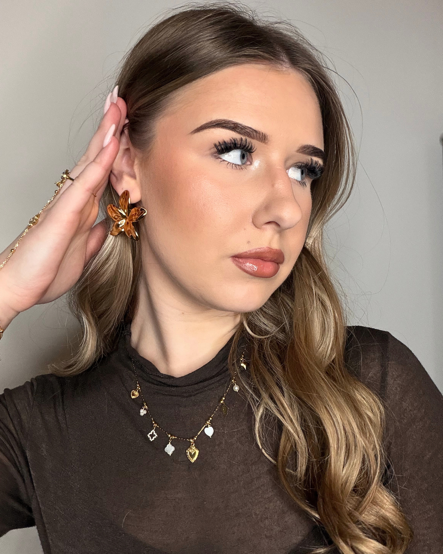 BOUCLES D'OREILLES FLORA
