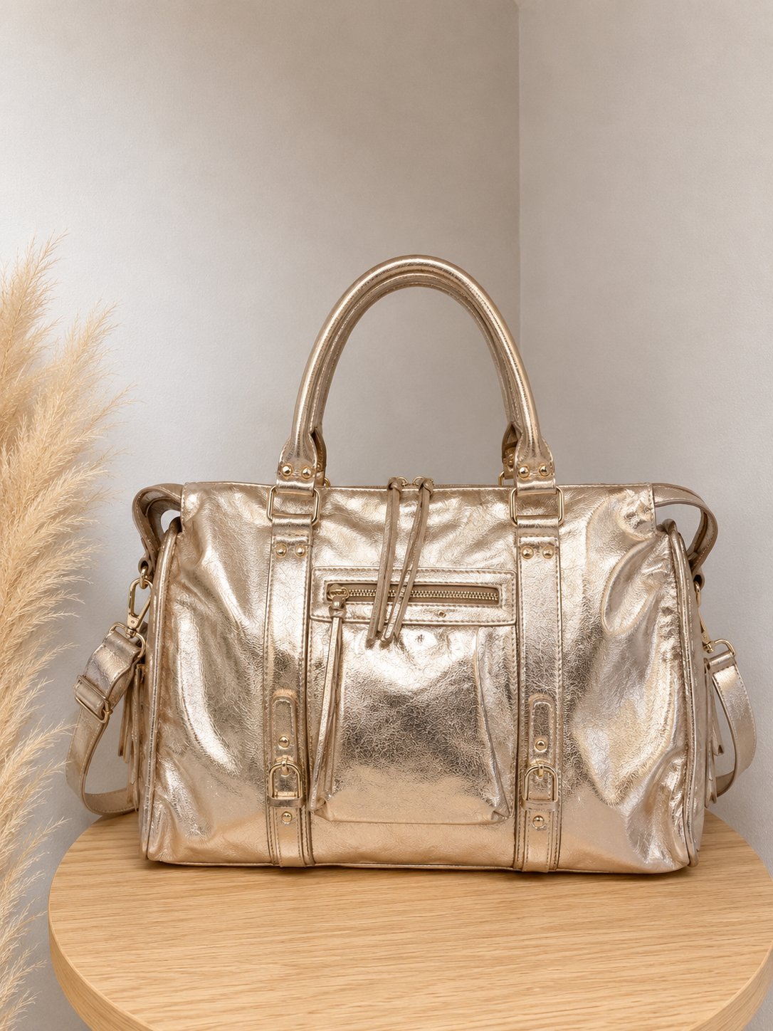 SAC ZOÉ BRILLANT OR