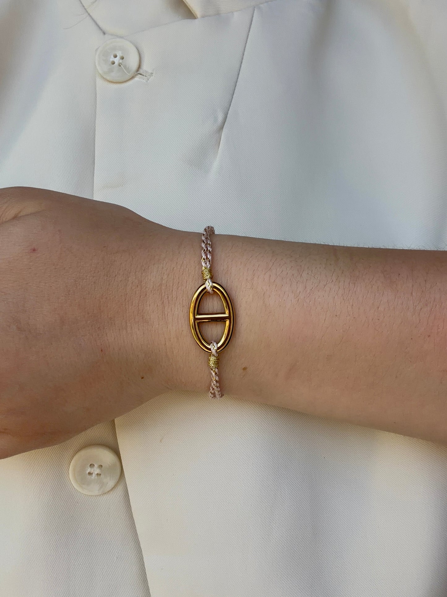 BRACELET CLÉO BEIGE ROSÉ