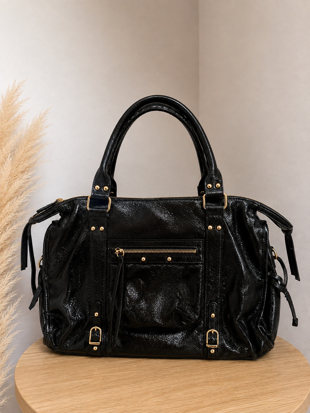 SAC ZOÉ BRILLANT NOIR (expédition max 31/08)