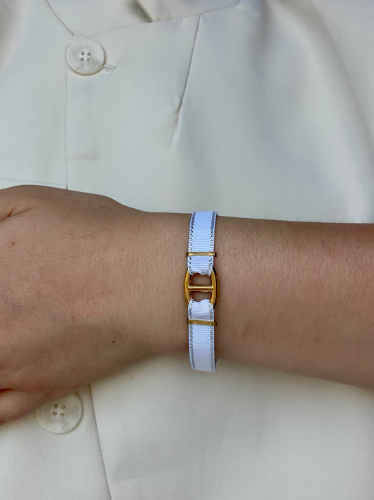 BRACELET JULIA BLANC ARGENT
