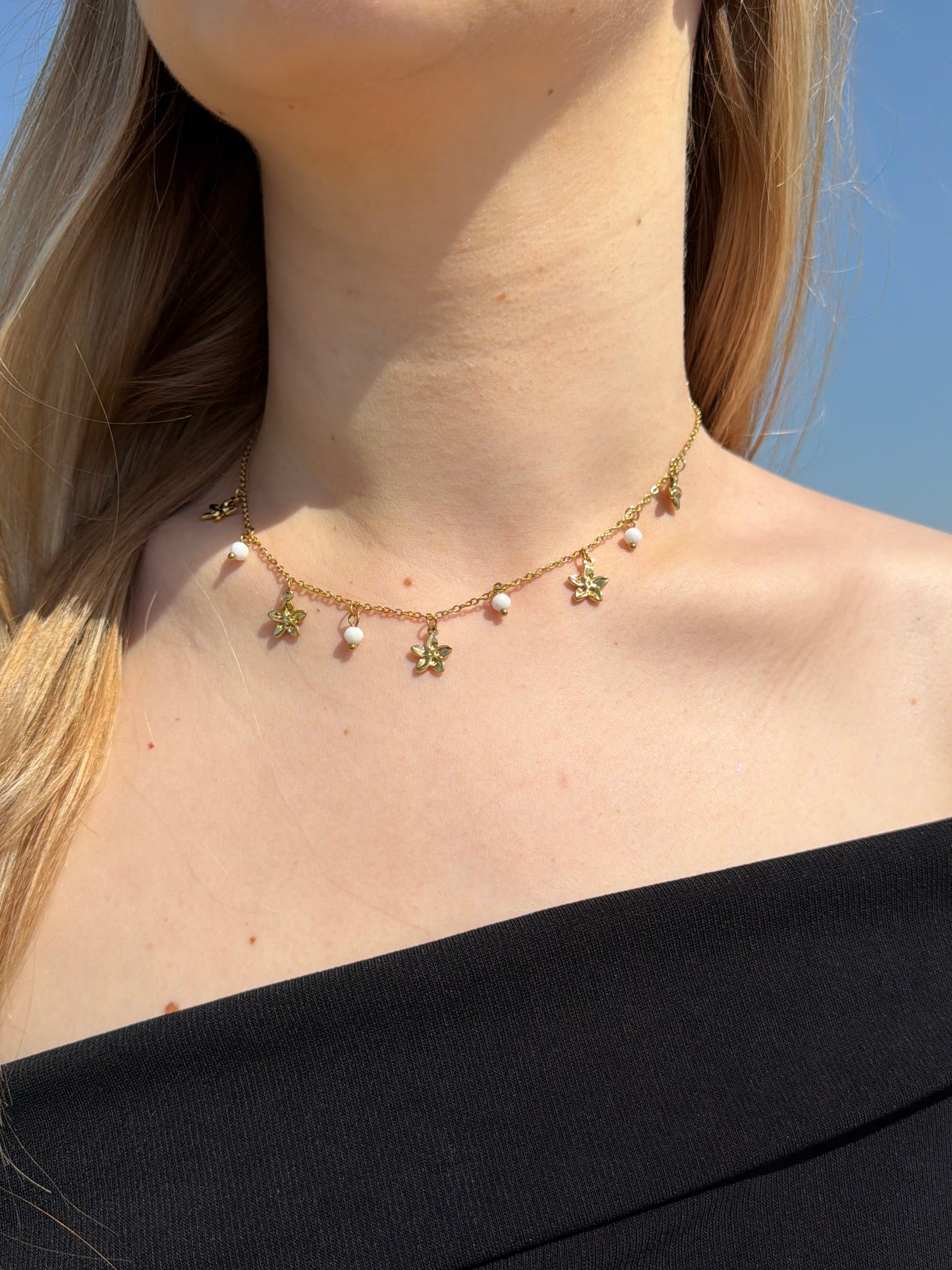 COLLIER ISAÉ WHITE