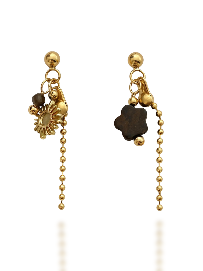 BOUCLES D'OREILLES BROWNIE