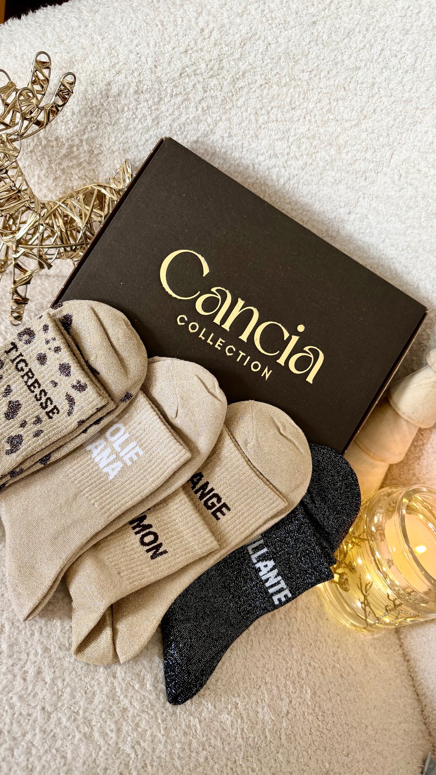 Calendrier de l’Avent Chaussettes à Paillettes 13 Cases - Édition 2026