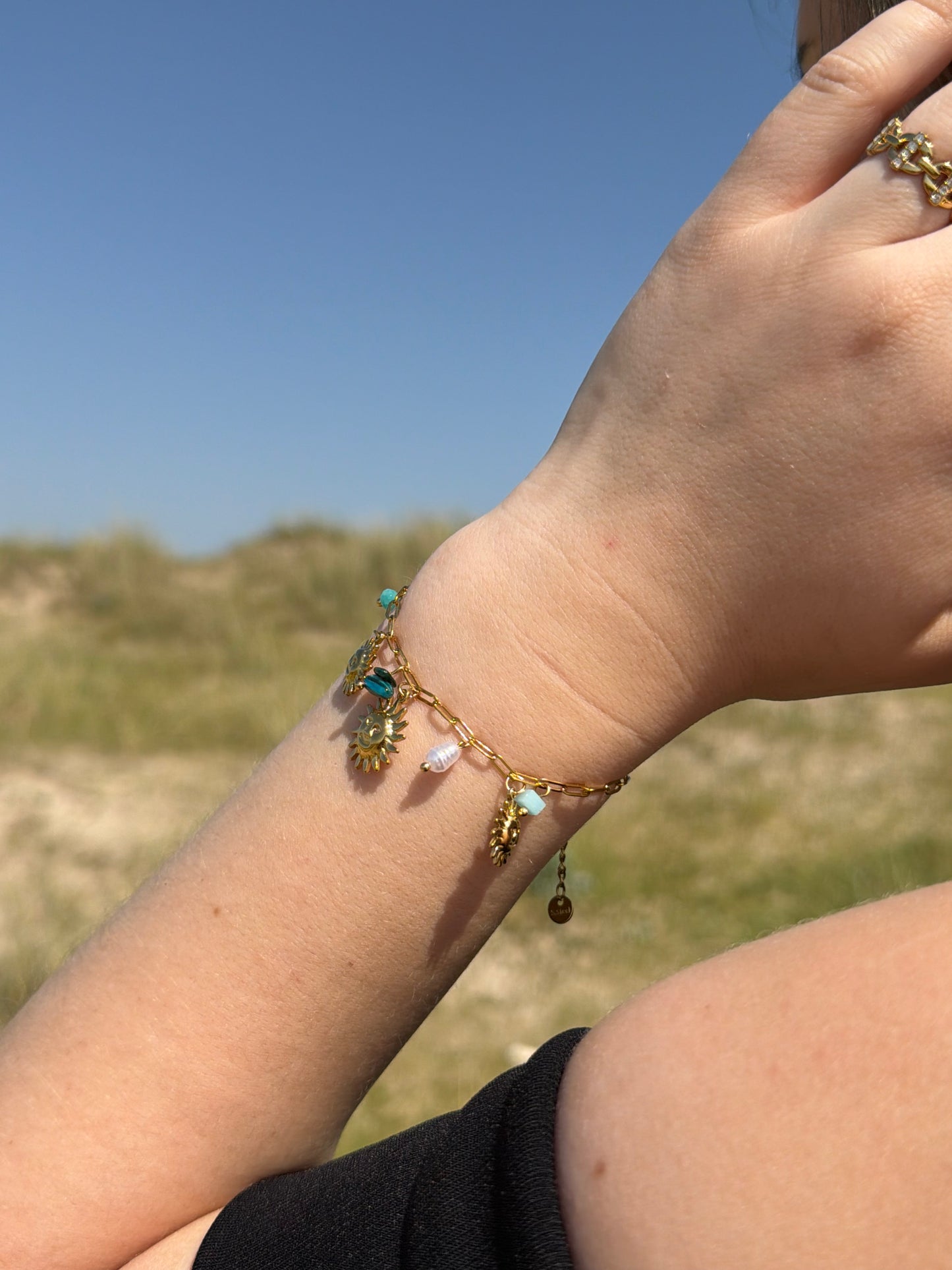 BRACELET MOCHA BLUE