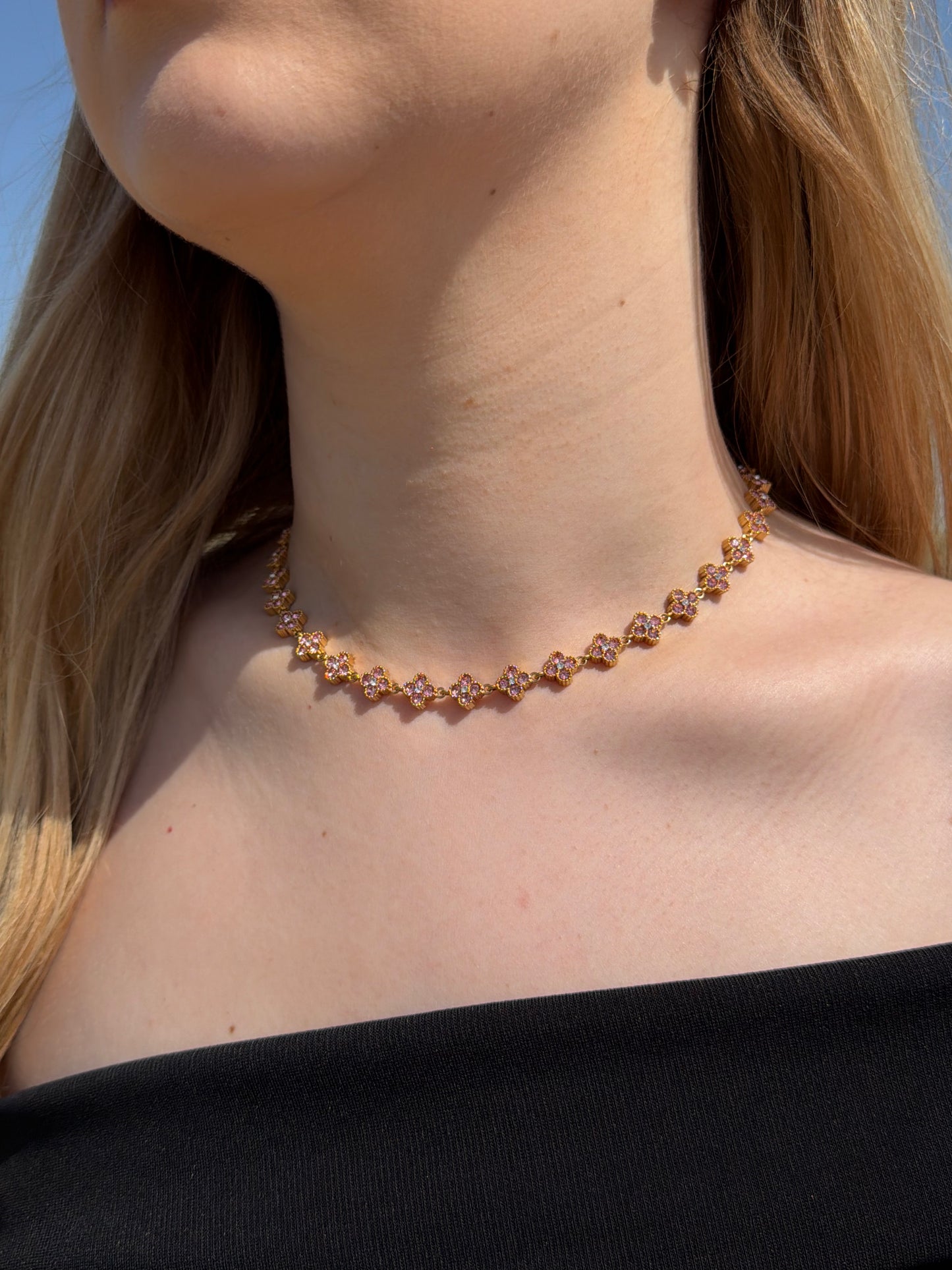 COLLIER AURA PINKY