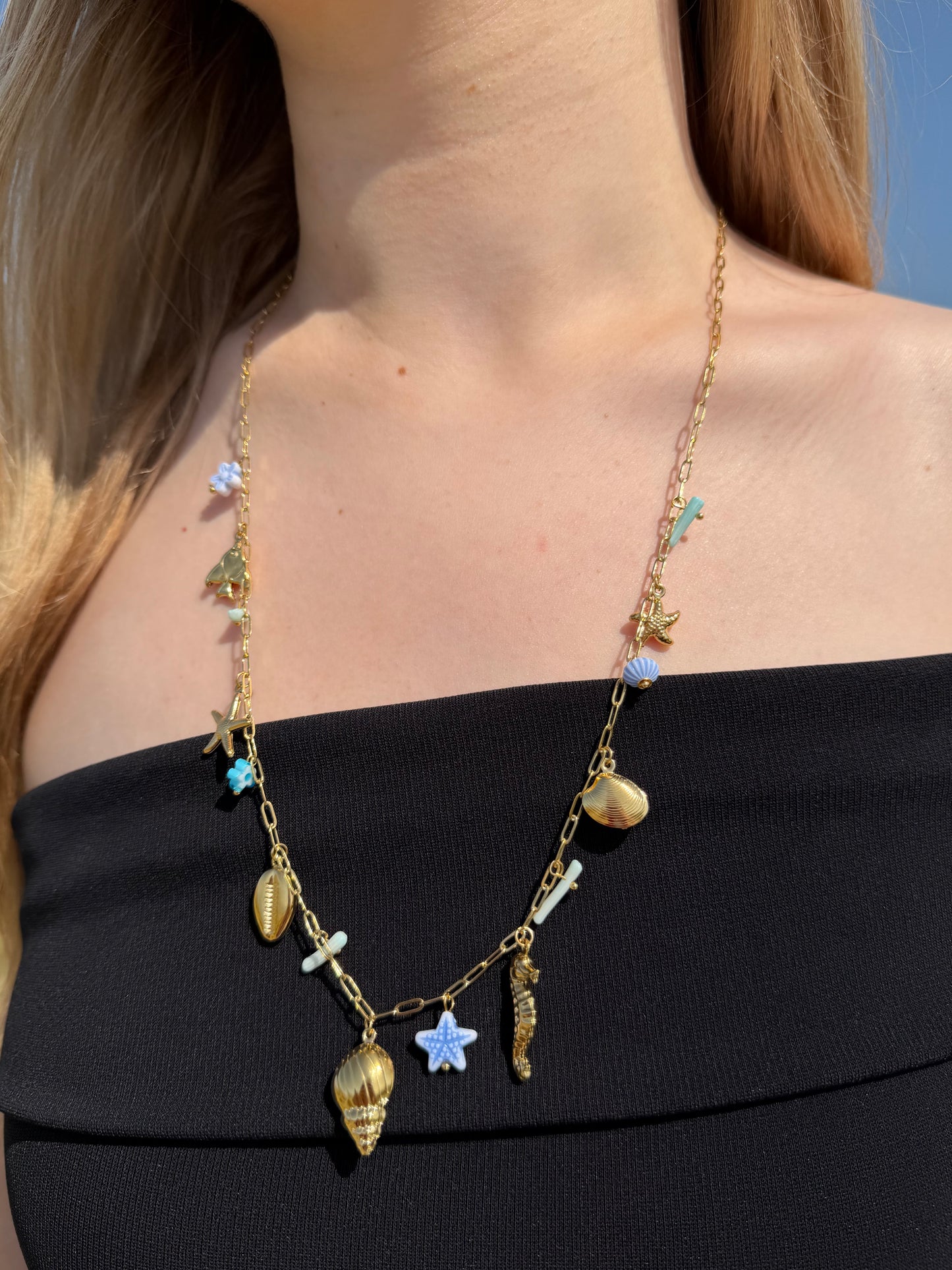 COLLIER ARIELLA BLUE