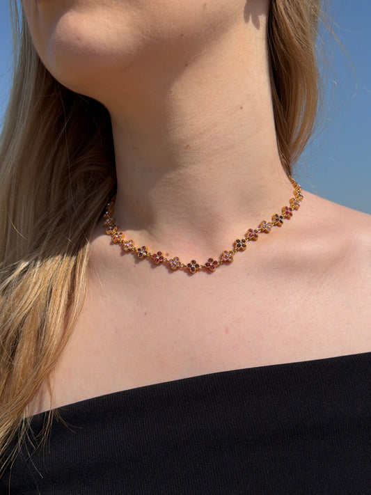 COLLIER AURA RED