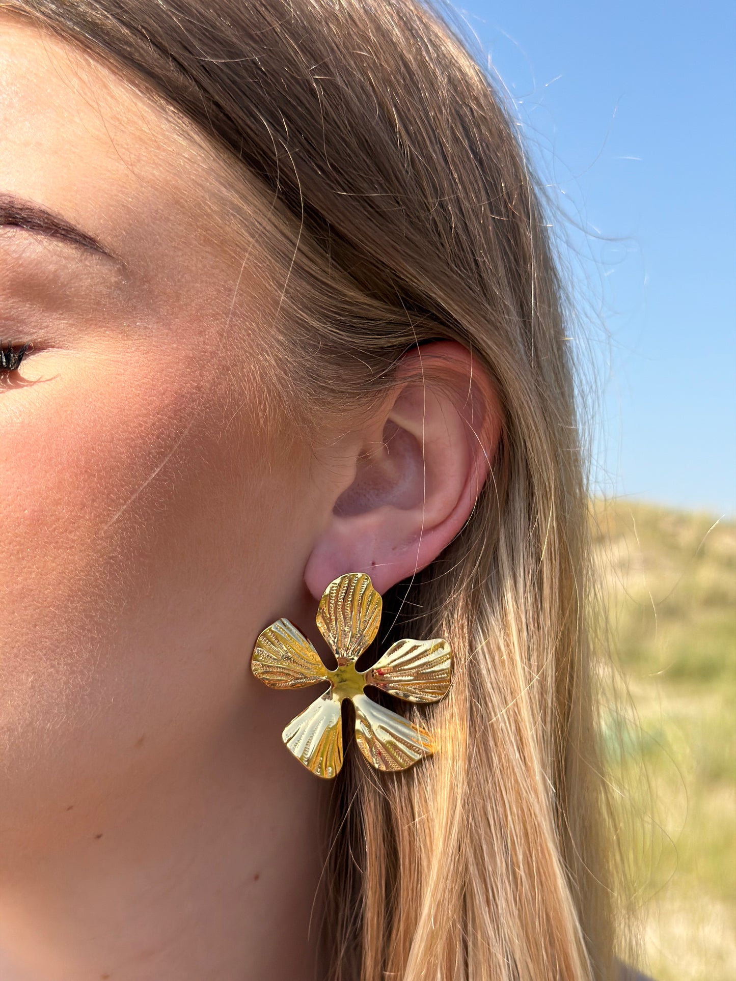 BOUCLES D'OREILLES FLEUR