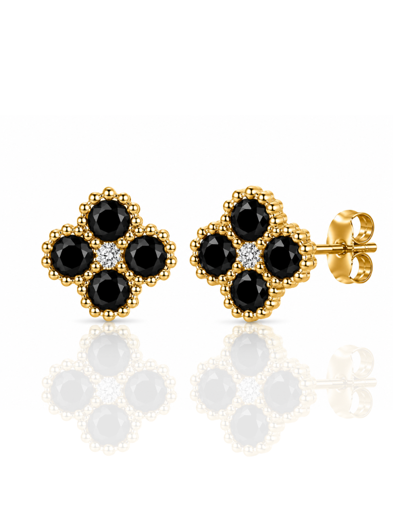 BOUCLES D'OREILLES ÉCLAT BLACK