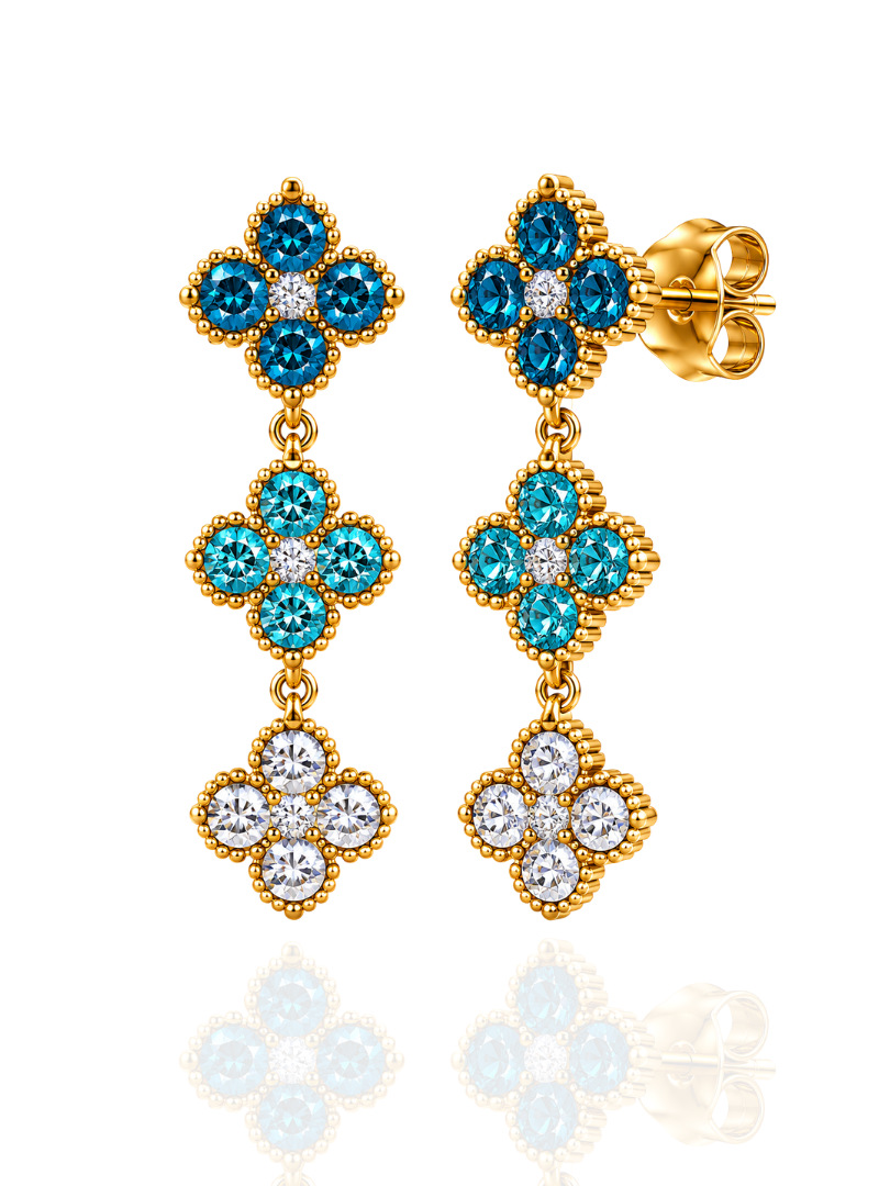 BOUCLES D'OREILLES ELYA BLUE